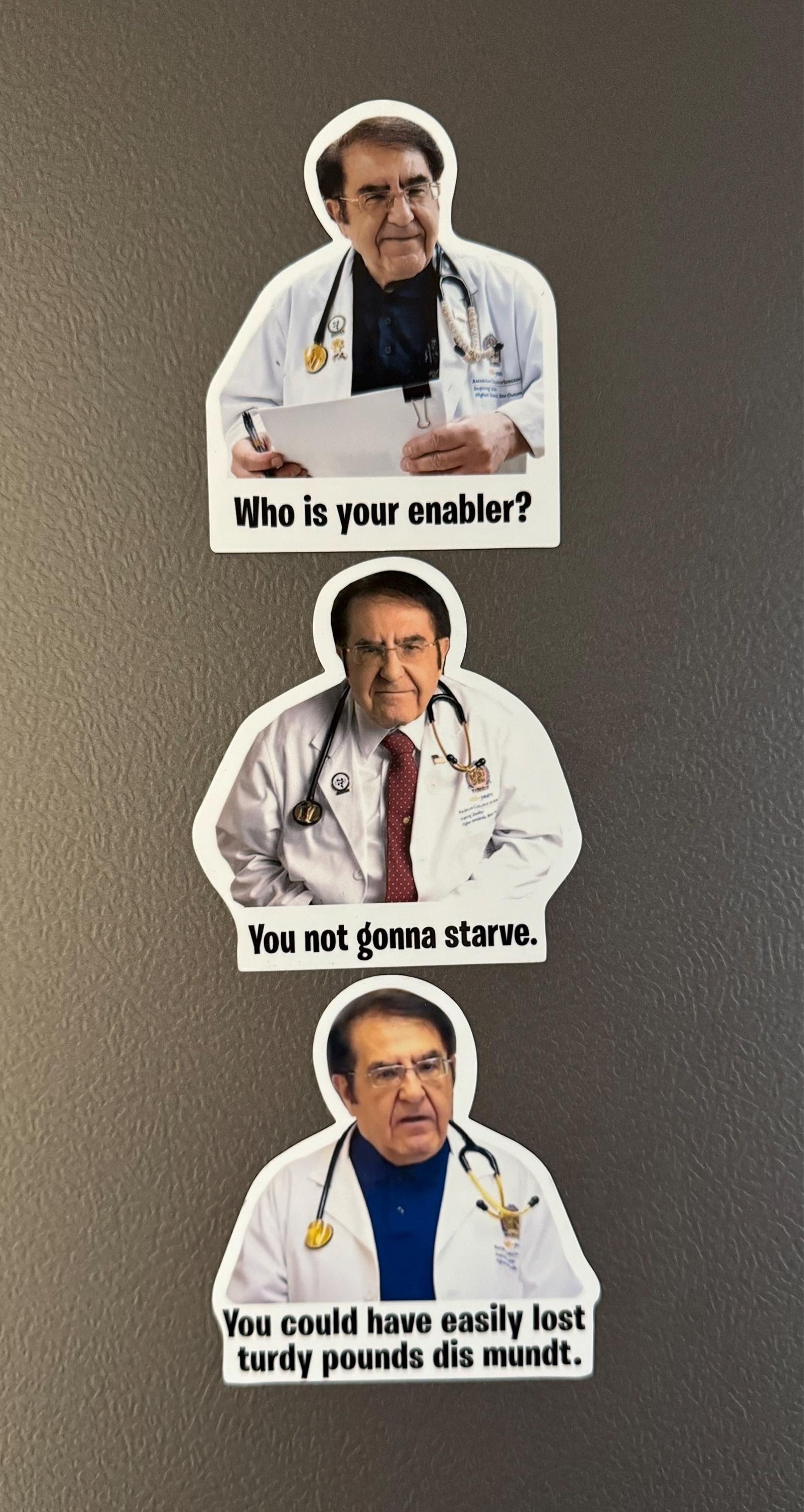 Dr. Now Magnets Set Funny Weight Loss