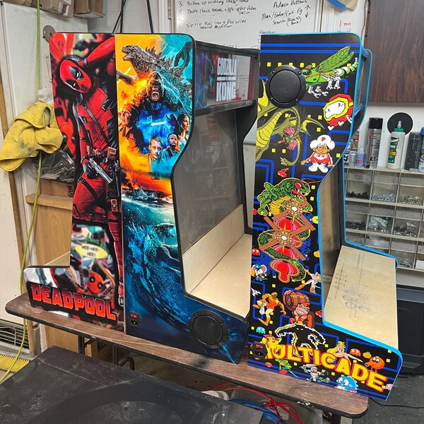 Arcade1up Riser Stickers Rampage Arcade 1up Cabinet Riser Graphics Decals Stickers - Etsy