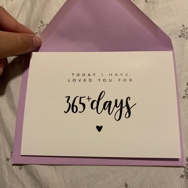 Lustige Jahrestagskarte Für 1. Jahr – Mit Witzigem Spruch, 20,5 X 13,5 Cm Mit Goldenem Umschlag