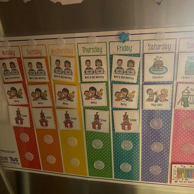 Weekly Visual Calendar includes 264 Cards - Etsy