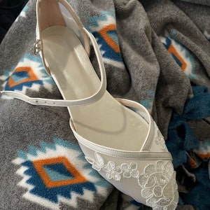 embellished low heels