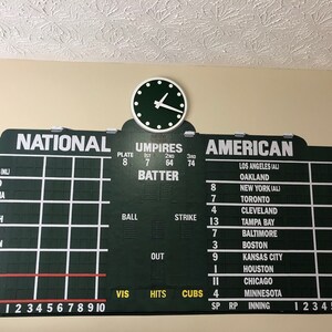 thumbnail image 2 of 1967 Crosley Field Cincinnati Reds Pete Rose Terrace Scoreboard 8x10 Photo 2 of 3
