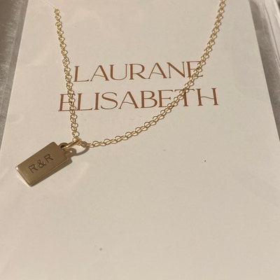 Tag Necklace 14K
