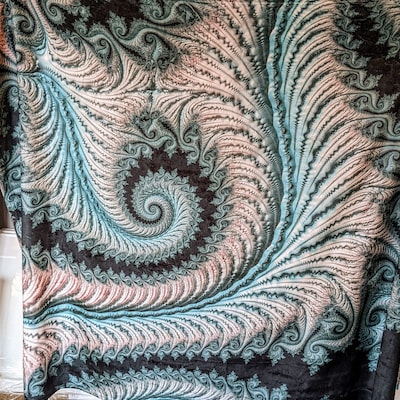 Green Art Deco Comforter, Art Nouveau 1920s Bedspread, Roaring 20's Bedding, Twin Full Queen ...