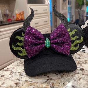 Haunted Mansion Inspired Green Mouse Ears Mickey Ears - Etsy