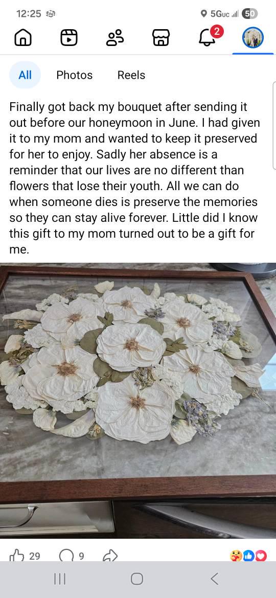 Preserved flowers from ALYSSA's review