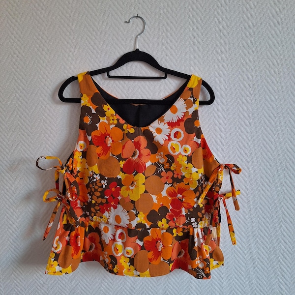 Side Tie Top Sewing Pattern XS XXXL Instant Download Easy Digital PDF side-tie-top-sewing-pattern-xs-xxxl-instant-download-easy-digital-pdf