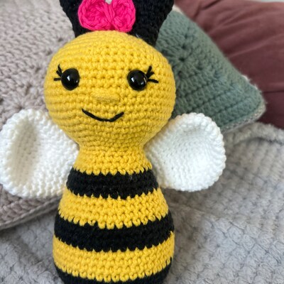 Crochet Bee Pattern Instant Download PDF Pattern Amigurumi Bumble Bee ...