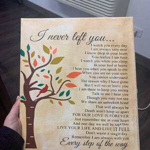 I never left you poem SVG FILE | Etsy