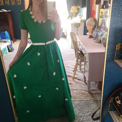 See-Through Bow Vintage Dresses