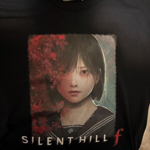 サイレントヒル f Tシャツ：ユニセックス ヘビーコットン ホラーゲーム