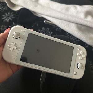Triple White Custom Switch Lite: Soft Touch, ABXY Buttons - Etsy