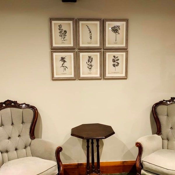 Vintage Botanical Prints Set of 8 Botanical Poster Wildflower Print ...
