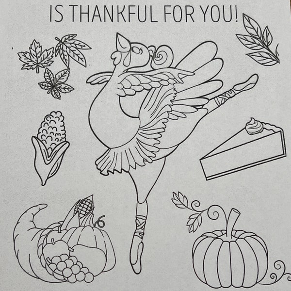 DANCE Recital Coloring Page for Dance Studio / Dance Teacher - Etsy