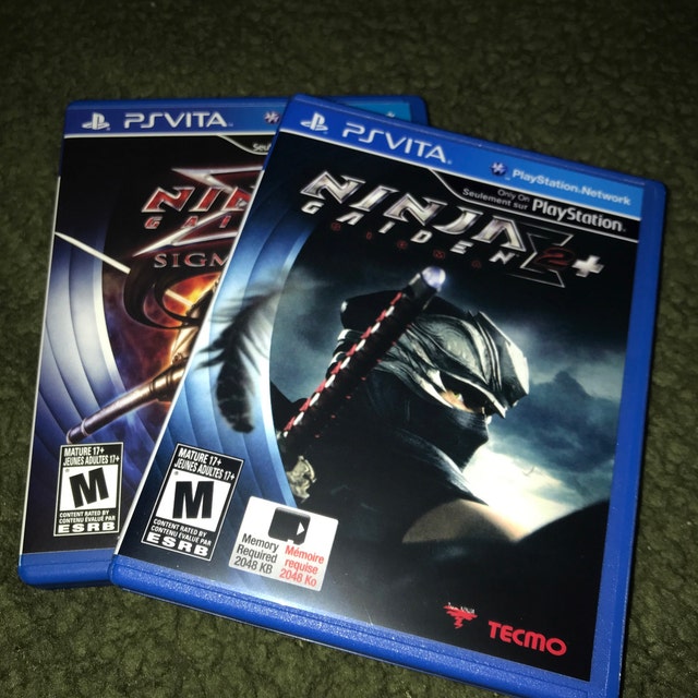 Ninja Gaiden Sigma Plus (Replacement Art Cover and Case Only) - Ps Vita, No  Game