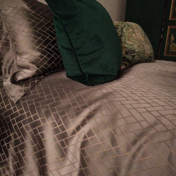 Leaves Pattern Country Style Linen Curtain Etsy