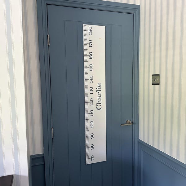 Height Chart, MDF Children's Height Chart, Growth Chart, Ruler Height ...