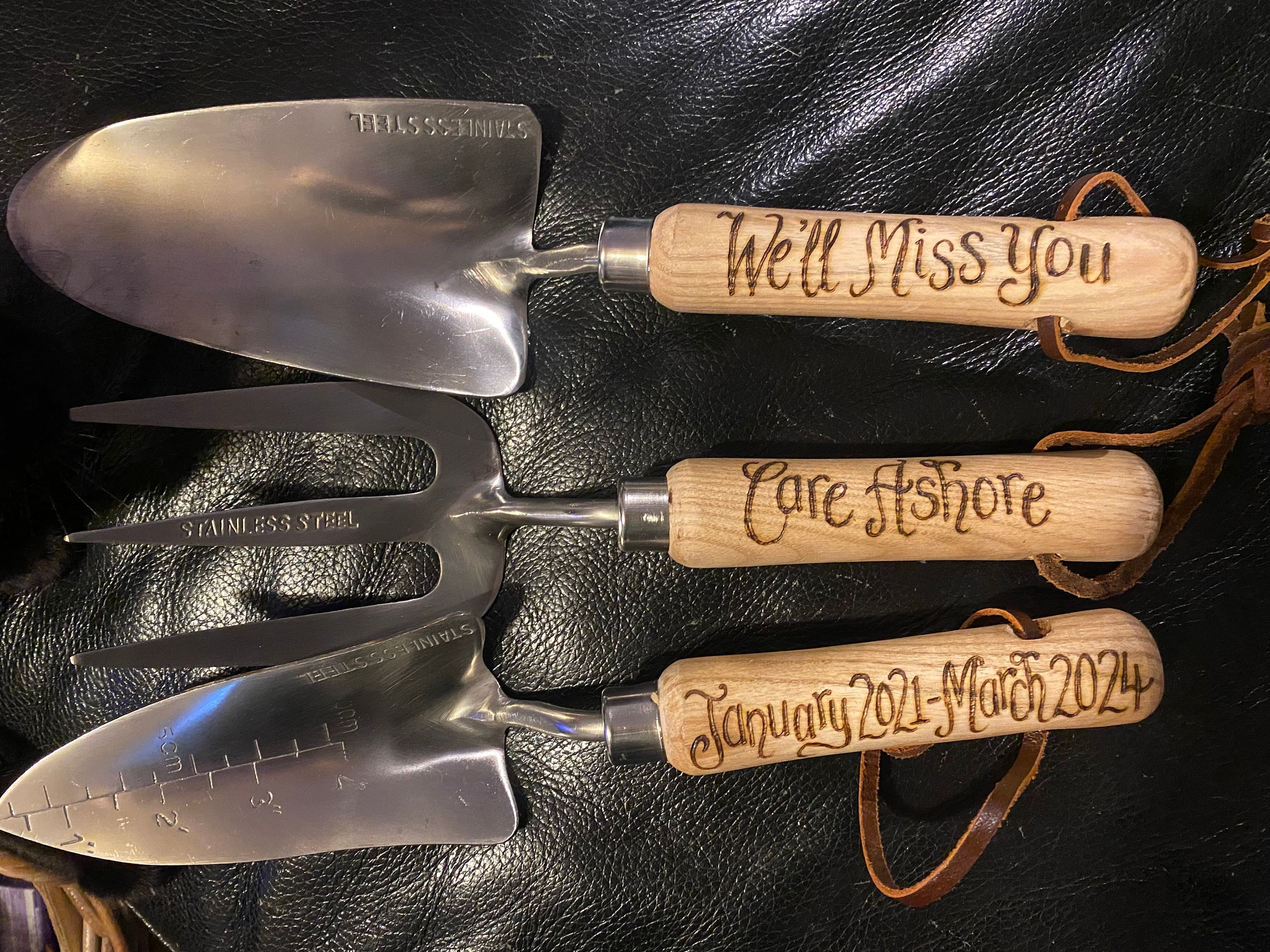 Garden Tools personalised for 30th 40th, 45th, 50th, 55, 60, 65, 70, 75, 80, 85 90 95 Gardening Present Birthday Gift for Gardener