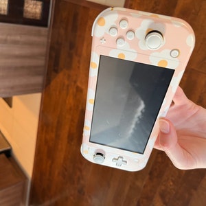 ZOOMHITSKINS OLED Switch Skin - Pink Sunflowers Design 3M Vinyl Wrap