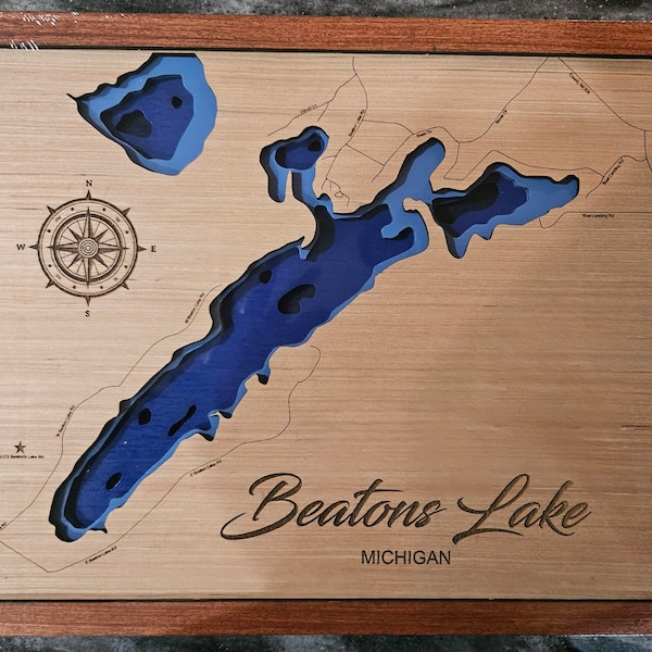 Lake Tahoe Depth, Nevada Depth Map Any Lake, Pond, or Reservoir
