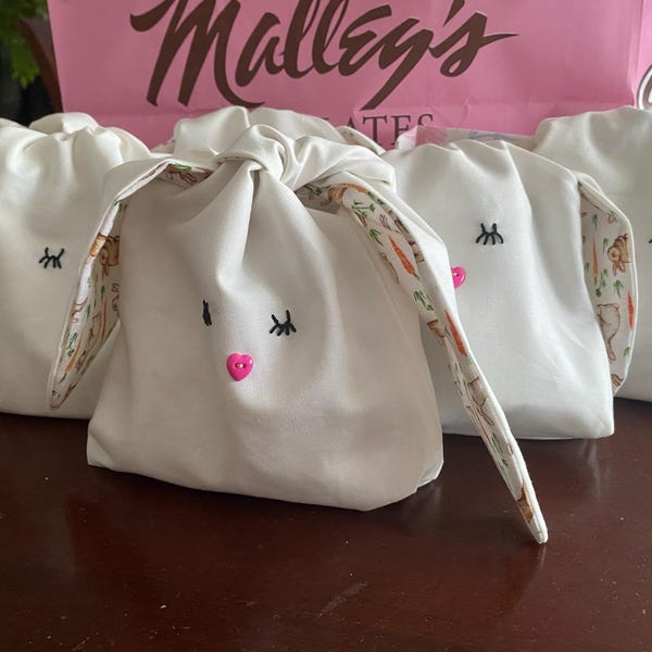 PDF DIGITAL DOWNLOAD Bunny Ears Tie Bag Sewing Pattern - Etsy