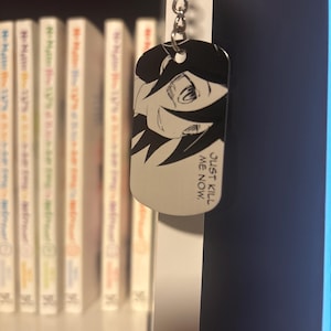Watamote Tomoko Kuroki Metal Keychain, Laser Etched Tag - Etsy