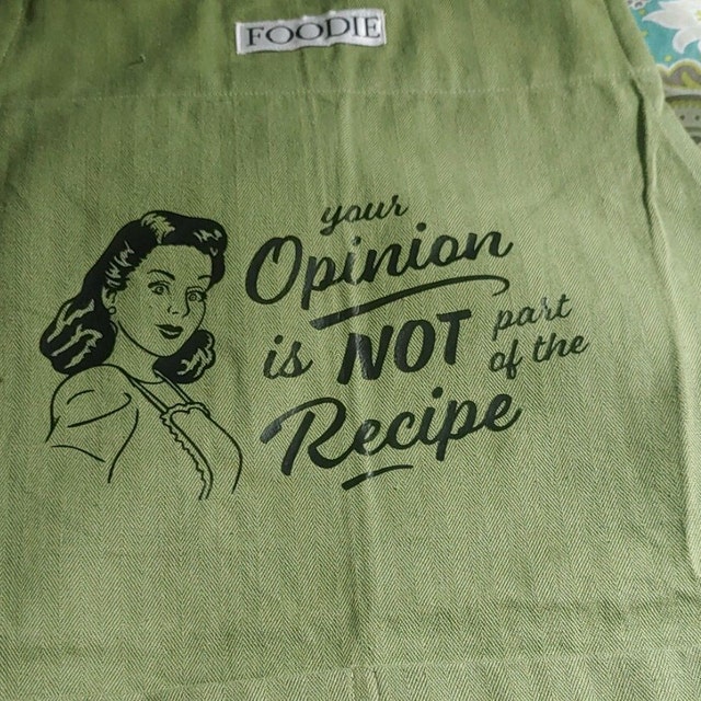 Your Opinion Recipe Funny Kitchen Quote Saying Phrase