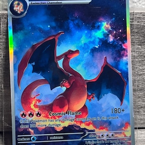 Charizard V Ex Gx Vstar Pokemon Custom Card Holographic - Etsy Denmark