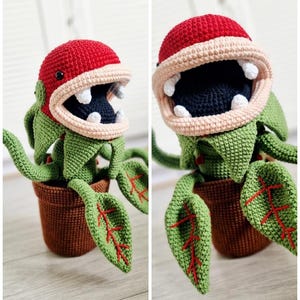 草刈先生作、アネットちゃん Clarence the Peckish Plant - PDF Ebook - Irene Strange Crochet