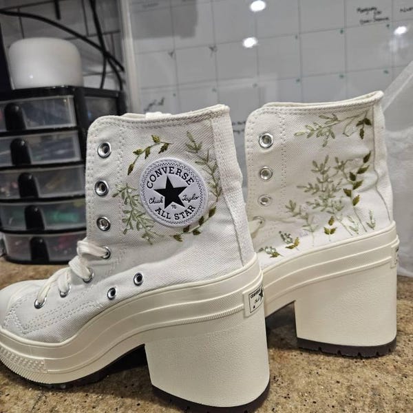 bride converse high tops