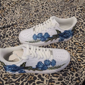 air force 1 low floral rose