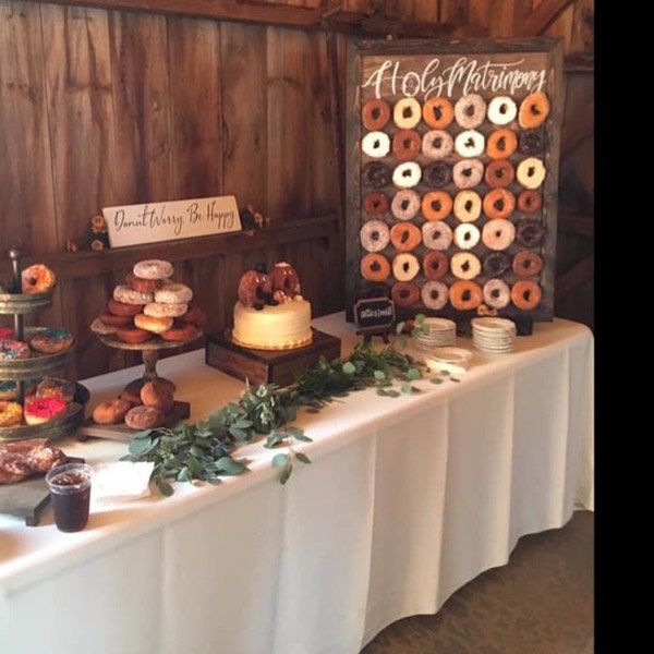 Set of Wood Cake Stands, Rustic Wedding Table Decor, Wood Cake Riser ...