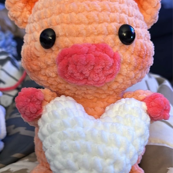 Crochet Pattern - Susu the Valentine Pig - Etsy