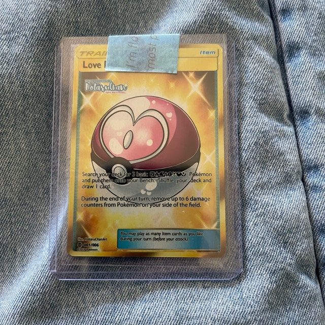 Custom Trainer Full Art Card! Love Ball!