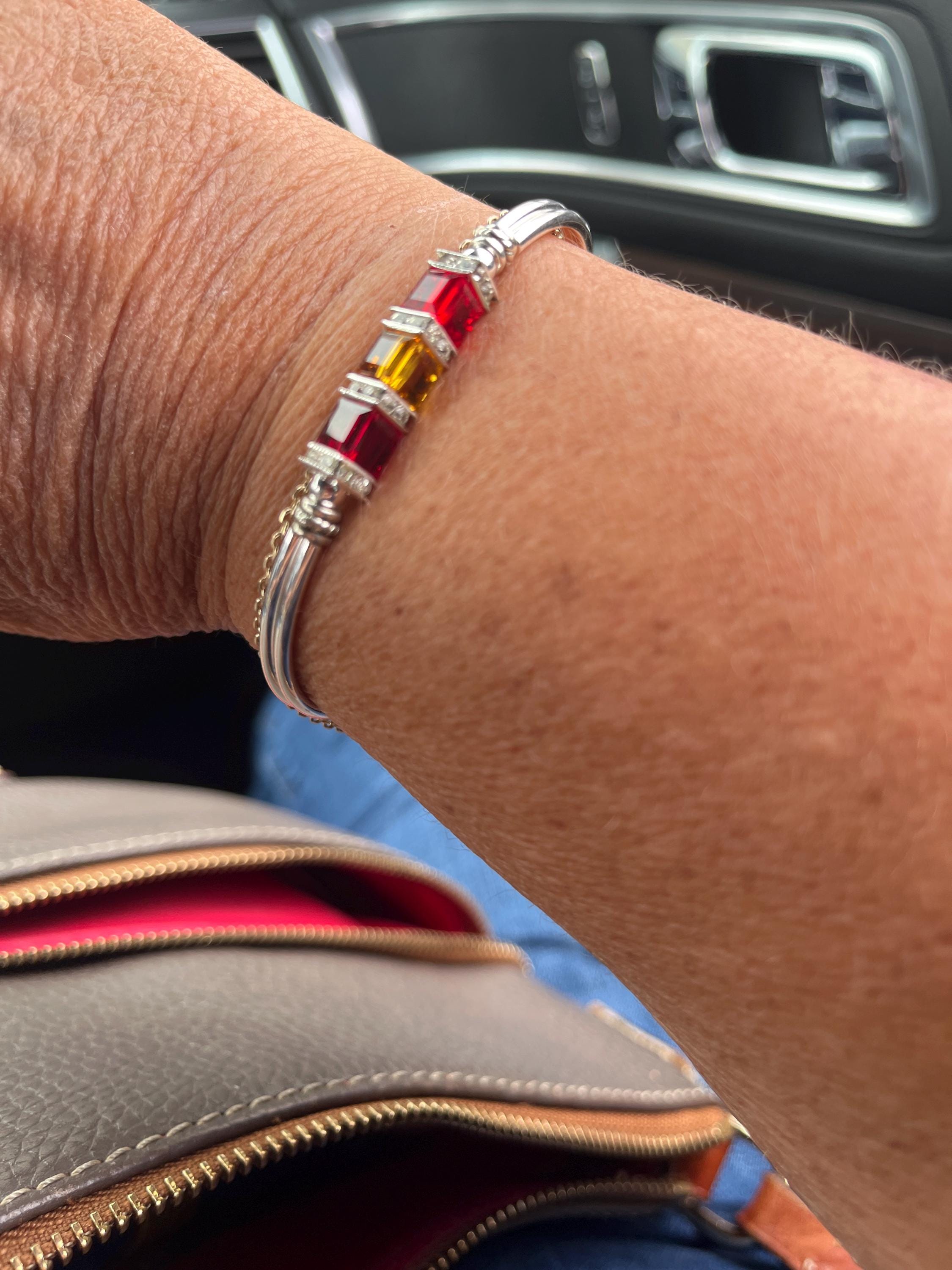 Custom Birthstone Bracelet for Grandmother Family Birthstone Bracelet Custom Jewelry For Her Bridesmaid Gemstone Bracelet for Mothers Day