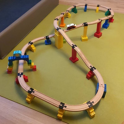 Kreuzweiche (klein) Für Brio | IKEA Lillabo Holzeisenbahn BEIGE