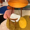 Flamingo Modern Abstract Woolen Minimalist Subtle Colorful Area Rug for ...