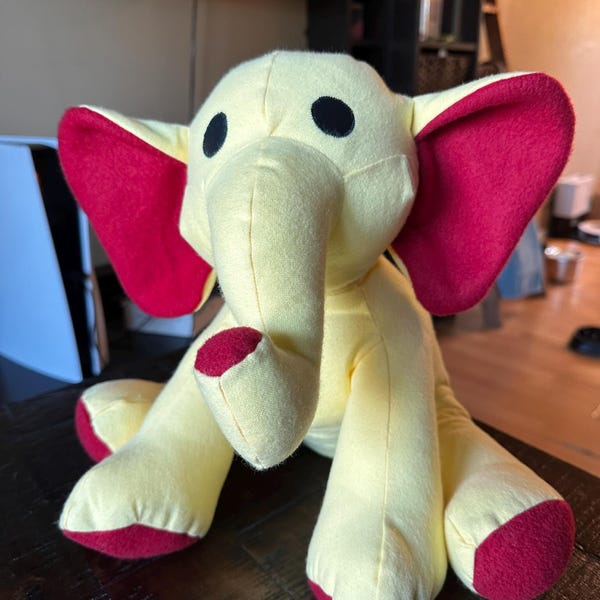 Huggable Patterns Huggable Elephant Pattern - PDF Instant Download - Etsy