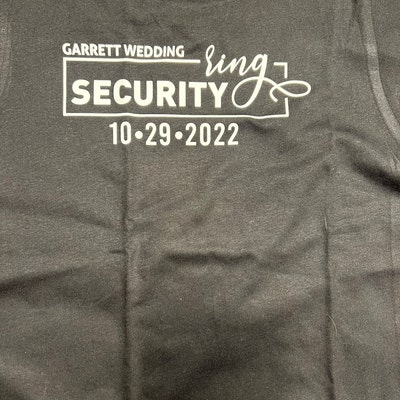 Ring Security Shirt Ring Bearer Shirt Wedding Shirt Bridal - Etsy