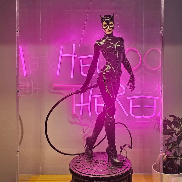 Hello There, Hell Here Neon Sign, Halloween Decor Lights, Horror Decor ...