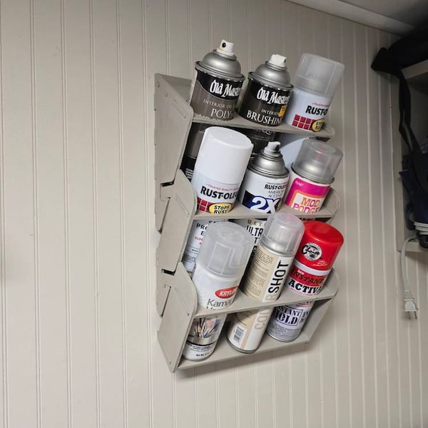 Spray Can Holder Svg, Spray Can Holder Laser Cut, Spray Paint Can ...