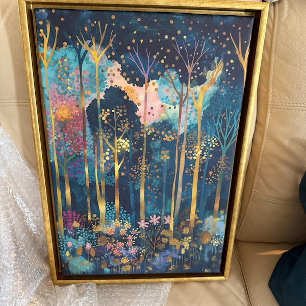 Enchanted Reverie: Gustav Klimt Inspired Magical Forest Art - Luxury ...