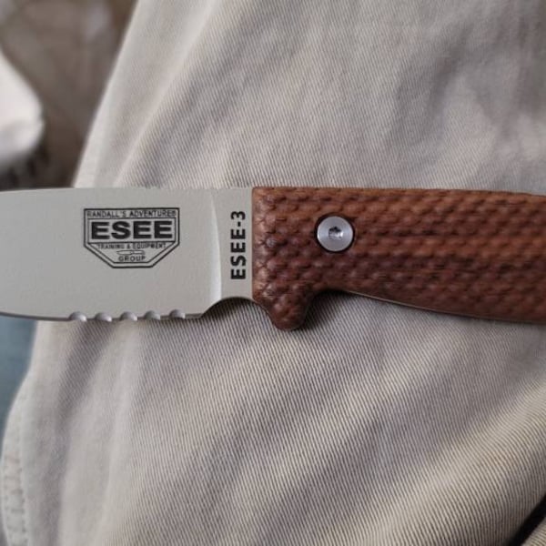 Royalcurl Walnut Handles Scales for ESEE Izula II Knife - Etsy