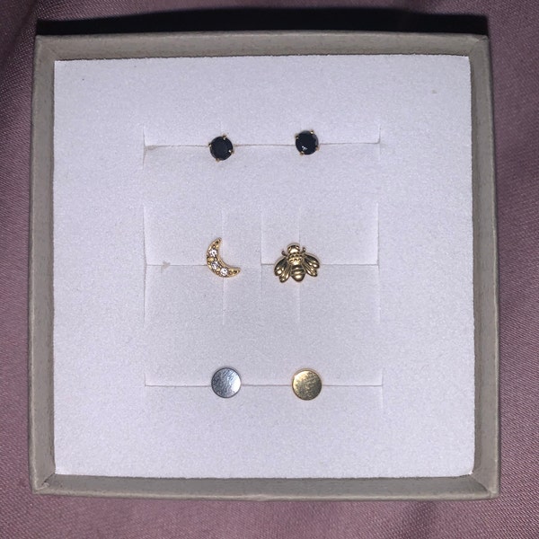 Push Pin Labret Backing, Threadless Flat Back, Minimalist Style, A ...