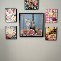 kitchen gallery wall set of 600, kitchen wall art,... Kitchen Gallery Wall Art Prints, Modern Food Decor (digital Download ...