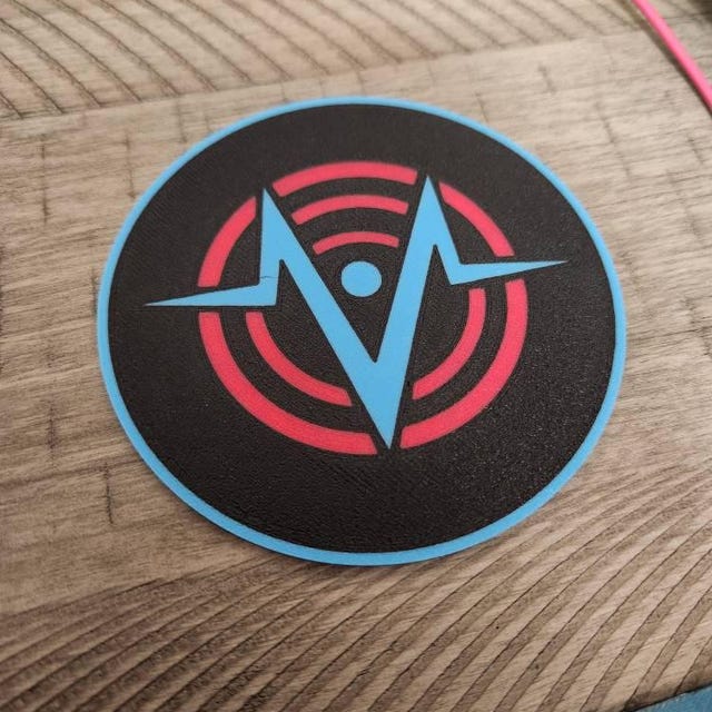 Voxtek Logo Hazbin Hotel Wall Hanging/coaster/logo - Etsy