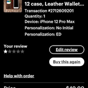 Etsy buyer added a photo of their purchase