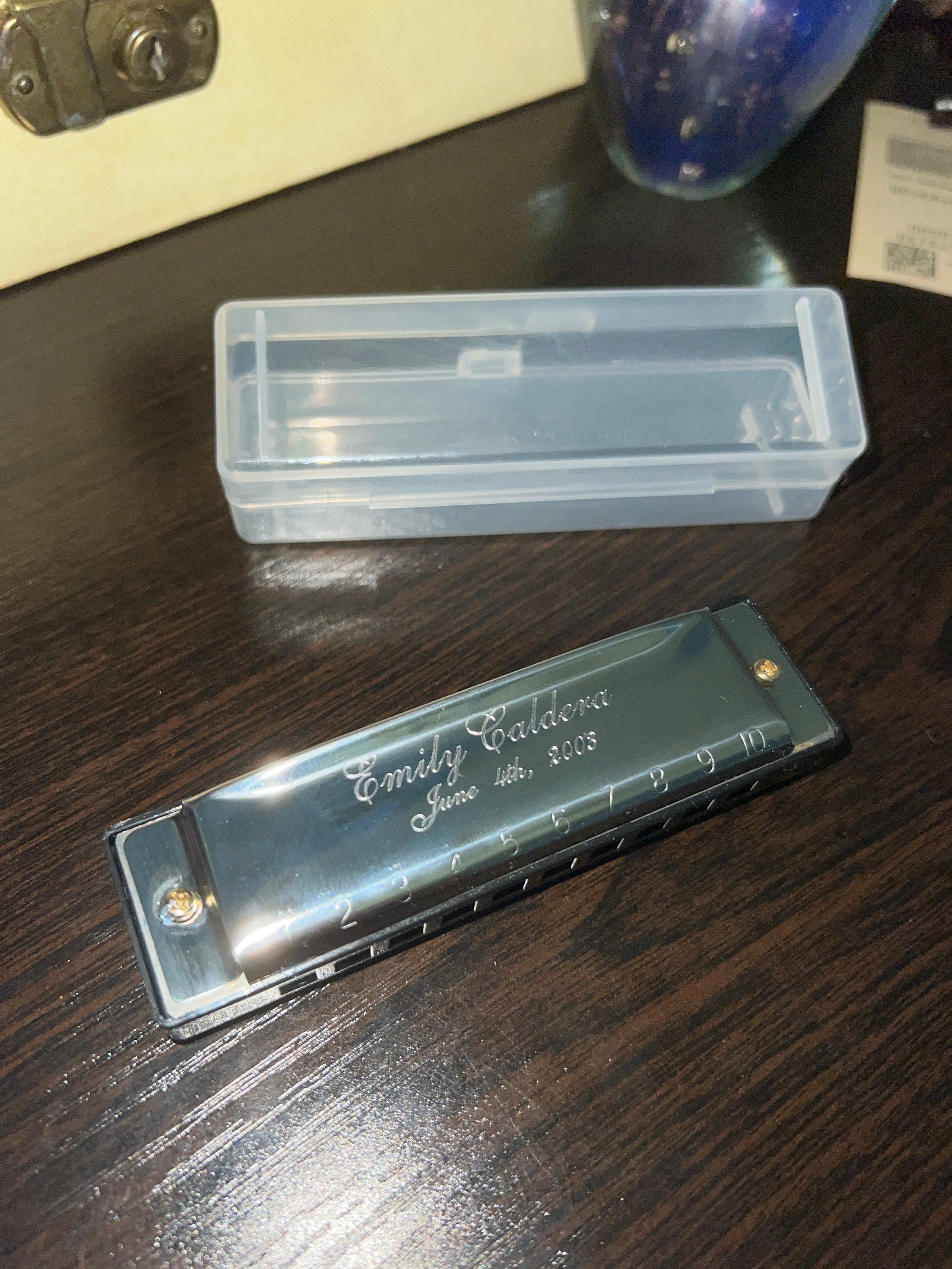 Harmonica Personalized Stainless Steel, Groomsmen, Kids Gifts, Ring bearer, Gifts for Men, Ring Security,  Officiant, Birthday, Christmas