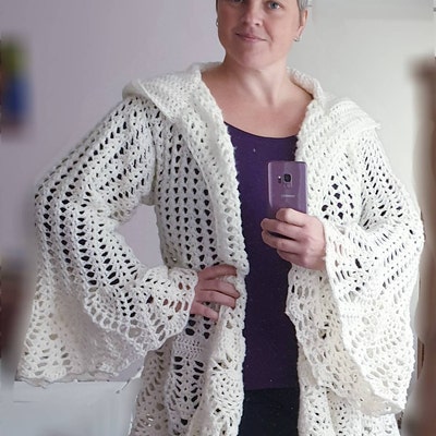 Pattern: Fairy Queen Coat / Pineapple Crochet / Cardigan / - Etsy