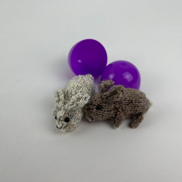 Mini Tiny Rabbit Knitting Pattern. Only English PDF. - Etsy